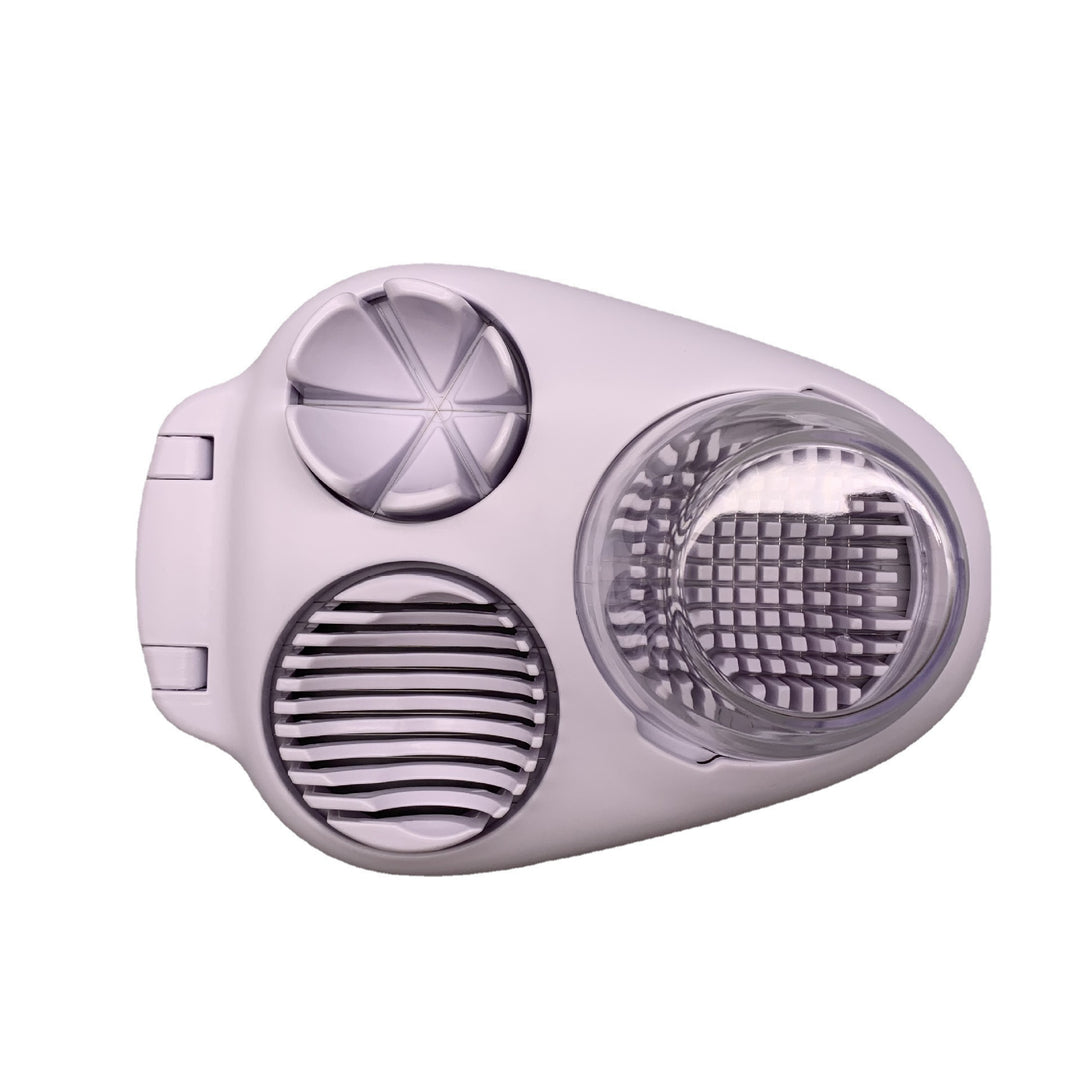 EggGenix 3-in-1 egg and vegetable slicer with dicer, wedge cutter and slicer blade – compact kitchen gadget for eggs, mushrooms, strawberries and more